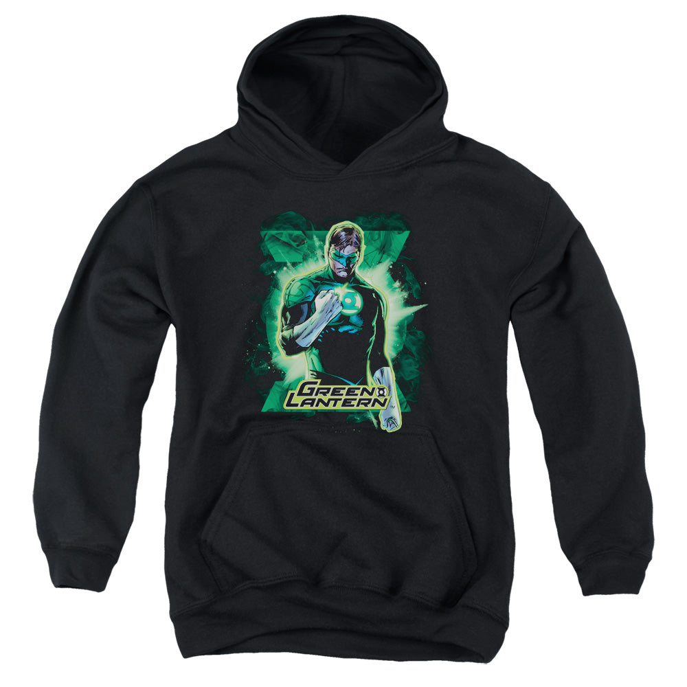 Justice League Gl Brooding Kids Youth Hoodie Black Officially Licensed