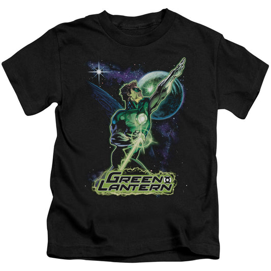 Justice League Hal Galaxy Juvenile Kids Youth T Shirt Black Officially Licensed
