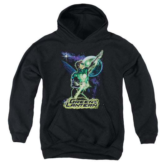 Justice League Hal Galaxy Kids Youth Hoodie Black Officially Licensed