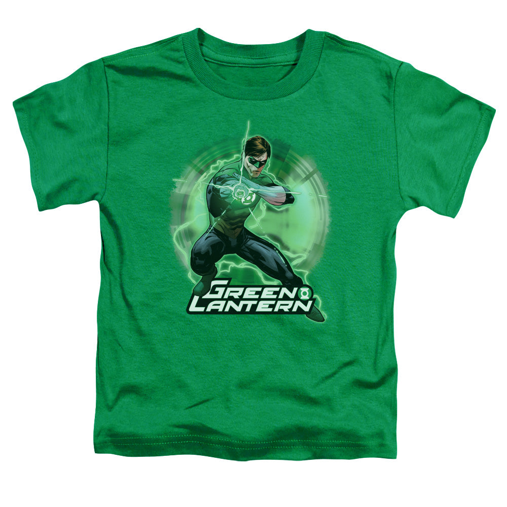 Justice League Spin Toddler Kids Youth T Shirt Kelly Green Officially Licensed