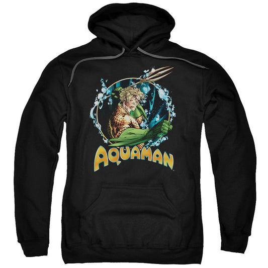 Justice League Ruler of the Seas Mens Hoodie Black Officially Licensed