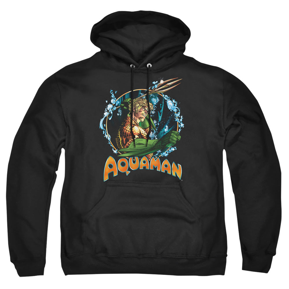 Justice League Of America Ruler Of The Seas Mens Hoodie Black Officially Licensed