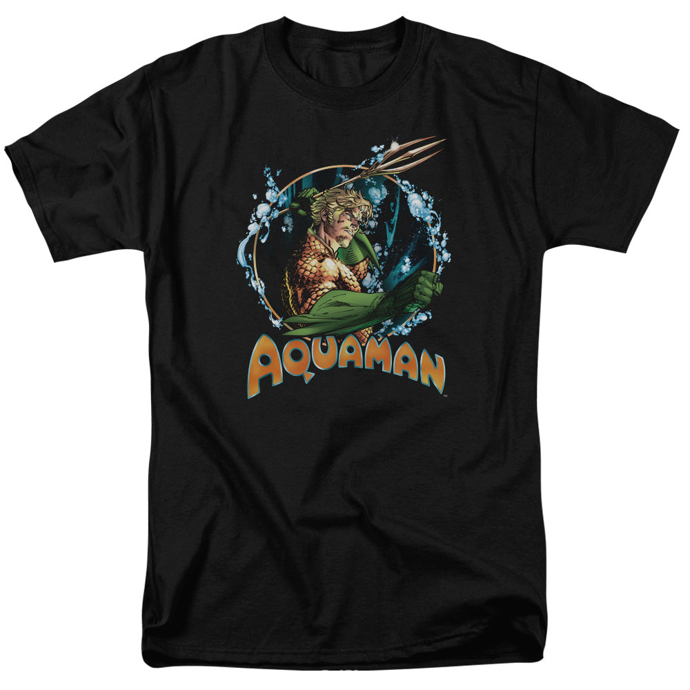 Justice League Of America Ruler Of The Seas Mens T Shirt Black Officially Licensed
