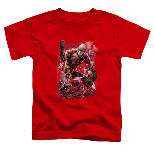 Justice League Finished Toddler Kids Youth T Shirt Red Officially Licensed