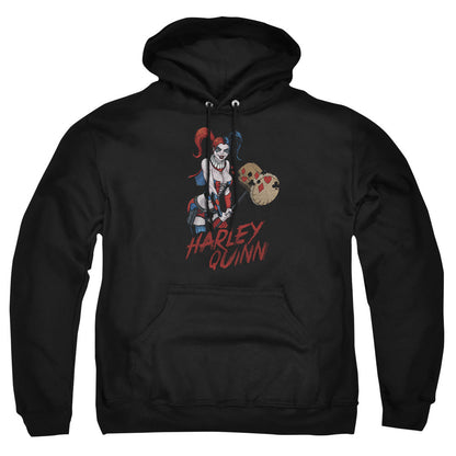 Justice League Of America Harley Hammer Mens Hoodie Black Officially Licensed