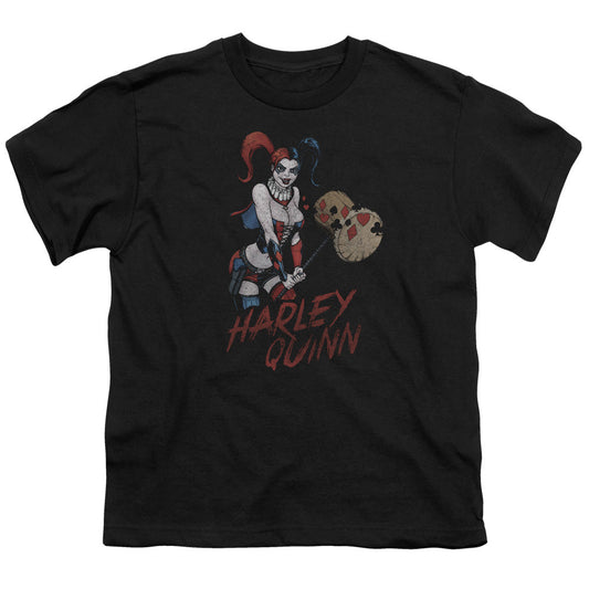 Justice League Harley Hammer Kids Youth T Shirt Black Officially Licensed