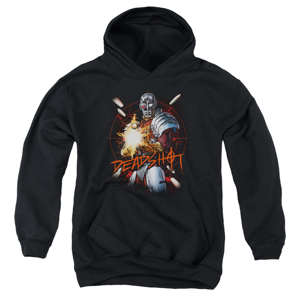 Justice League Deadshot Kids Youth Hoodie Black Officially Licensed
