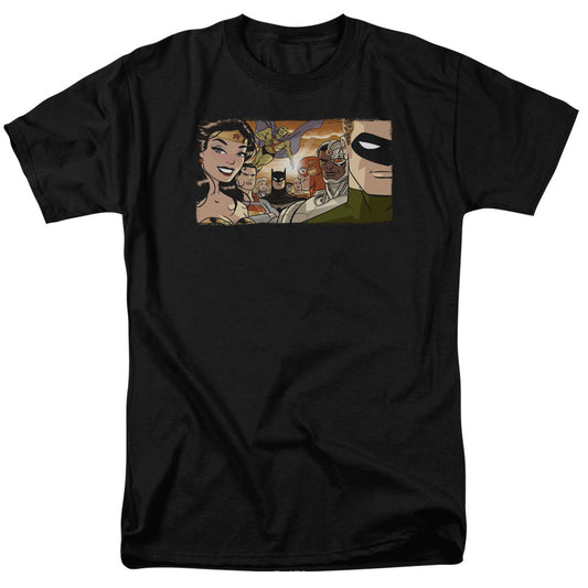 Justice League Of America Cinematic League Mens T Shirt Black Officially Licensed