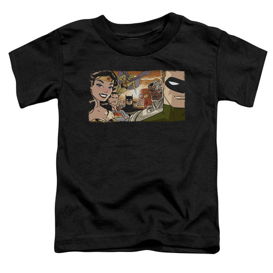 Justice League Cinematic League Toddler Kids Youth T Shirt Black Officially Licensed