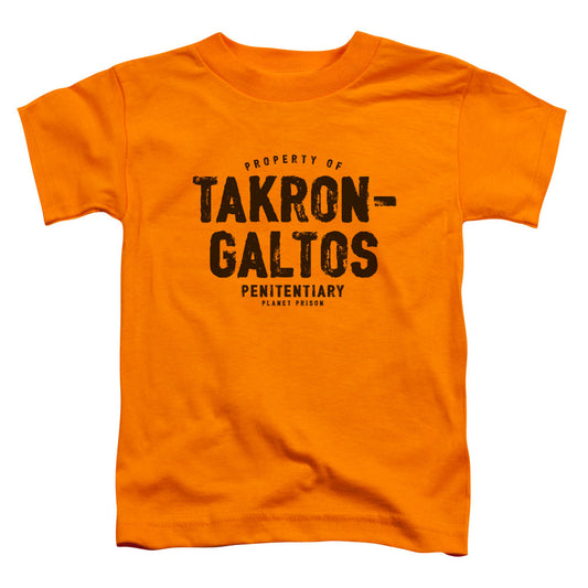 Justice League Takron Galtos Toddler Kids Youth T Shirt Orange Officially Licensed
