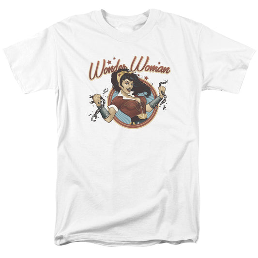 Justice League Of America Wonder Break Mens T Shirt White Officially Licensed