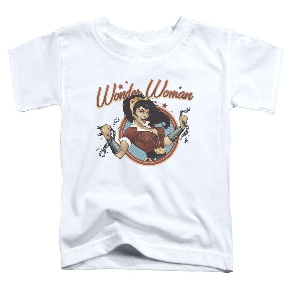 Justice League Wonder Break Toddler Kids Youth T Shirt White Officially Licensed