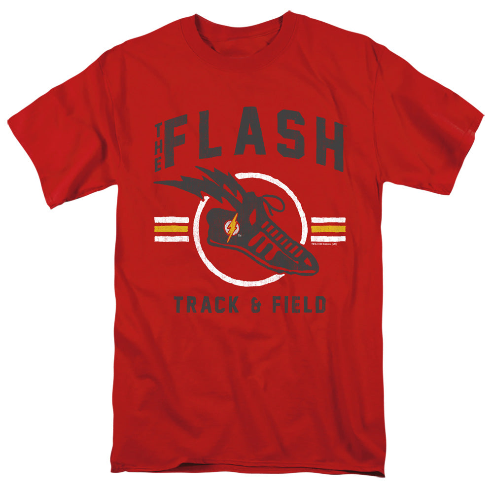 Justice League Of America Track And Field Mens T Shirt Red Officially Licensed