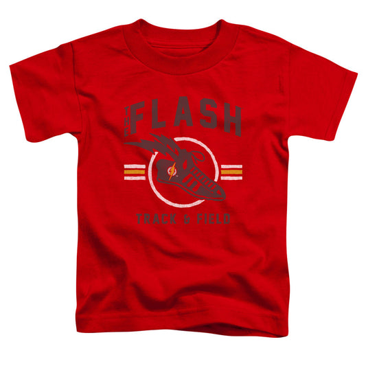 Justice League Track and Field Toddler Kids Youth T Shirt Red Officially Licensed