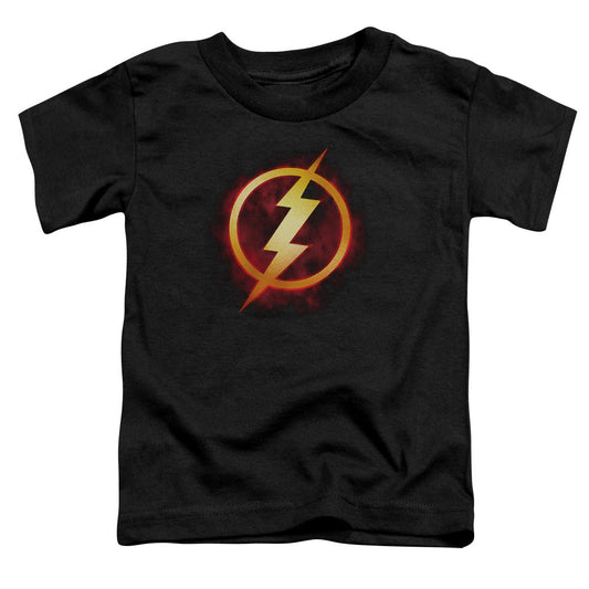 Justice League Flash Title Toddler Kids Youth T Shirt Black Officially Licensed