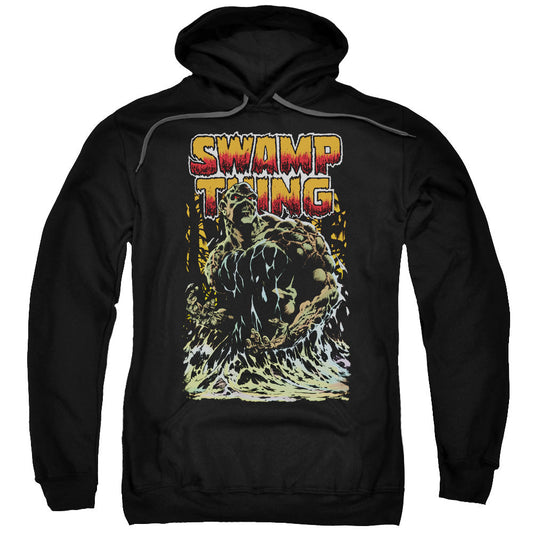Justice League Swamp Thing Mens Hoodie Black Officially Licensed