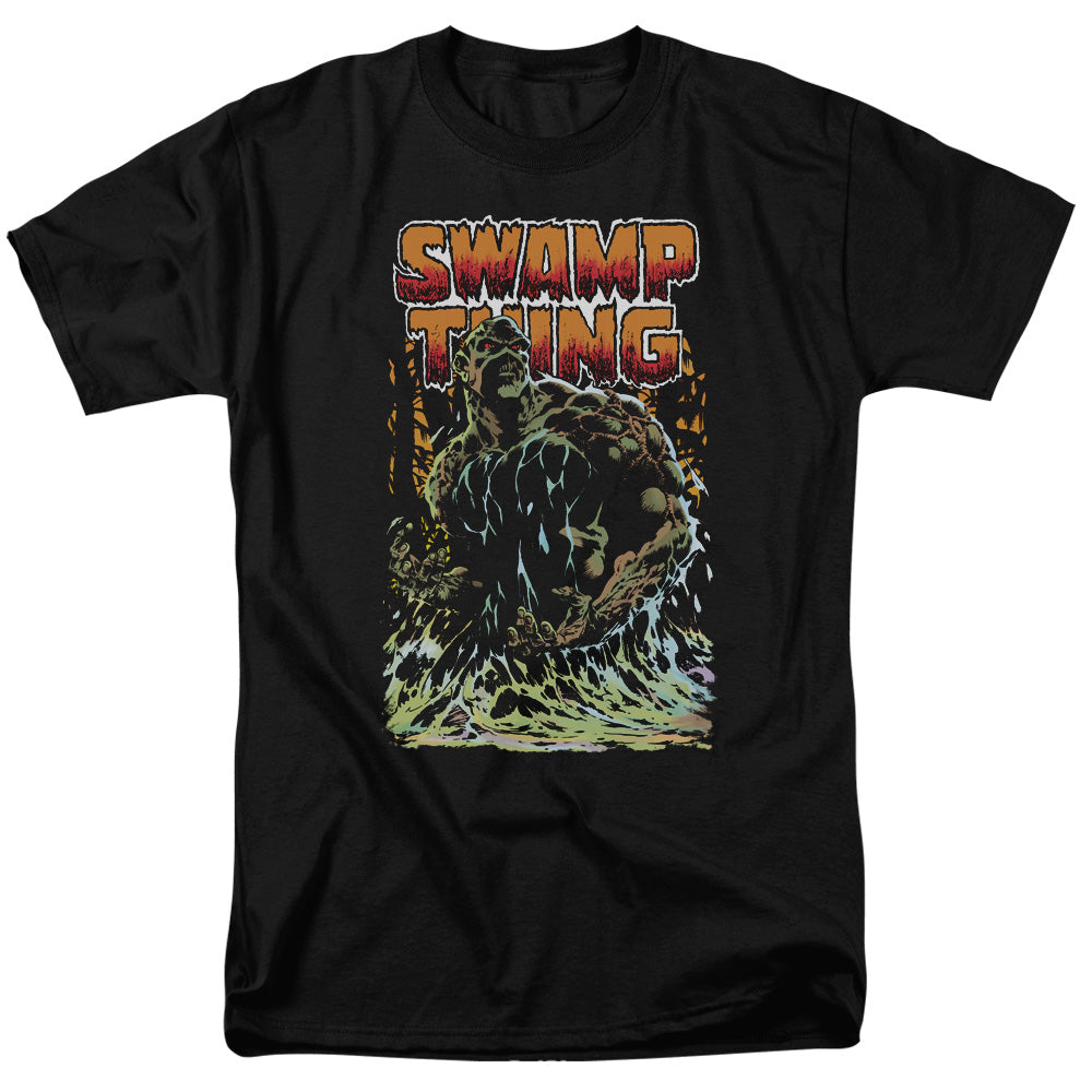 Justice League Of America Swamp Thing Mens T Shirt Black Officially Licensed