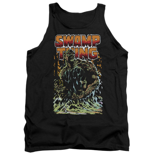Justice League Swamp Thing Mens Tank Top Shirt Black Officially Licensed