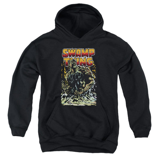 Justice League Swamp Thing Kids Youth Hoodie Black Officially Licensed