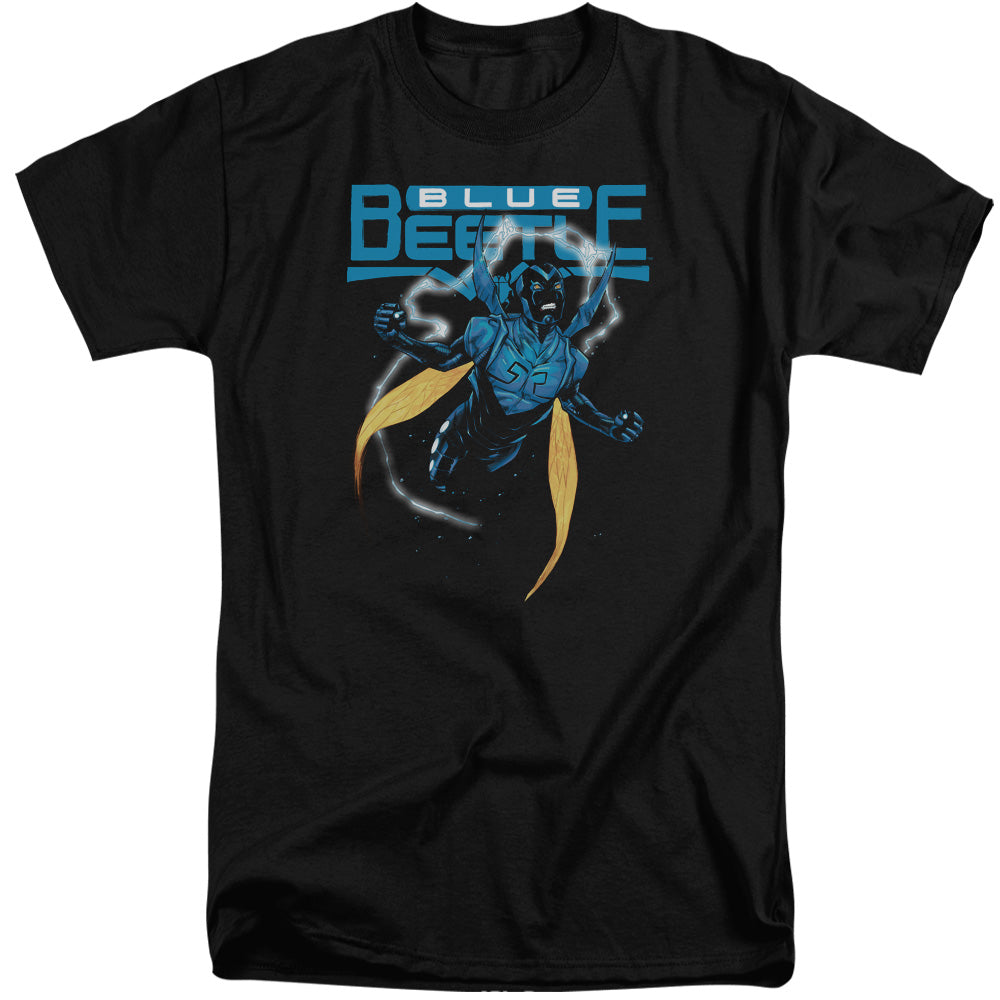 Justice League Of America Blue Beetle Mens Tall T Shirt Black Officially Licensed