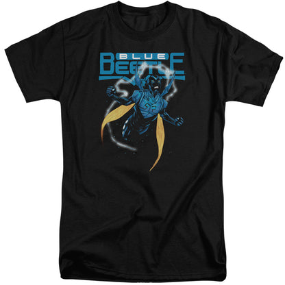 Justice League Of America Blue Beetle Mens Tall T Shirt Black Officially Licensed