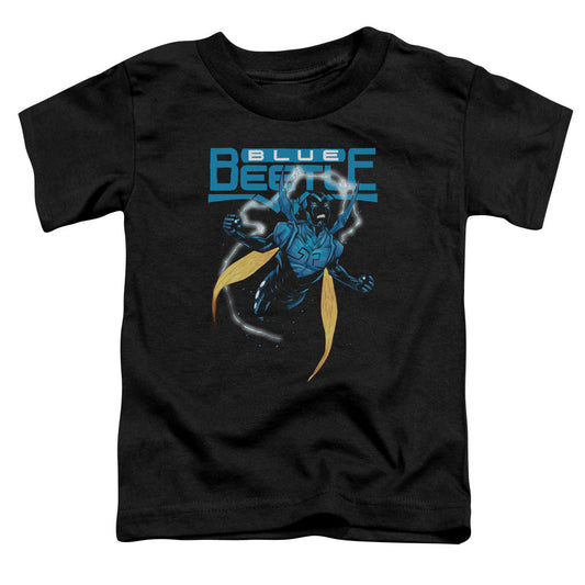 Justice League Blue Beetle Toddler Kids Youth T Shirt Black Officially Licensed