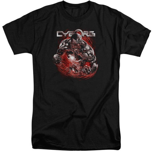 Justice League Engaged Mens Tall T Shirt Black Officially Licensed