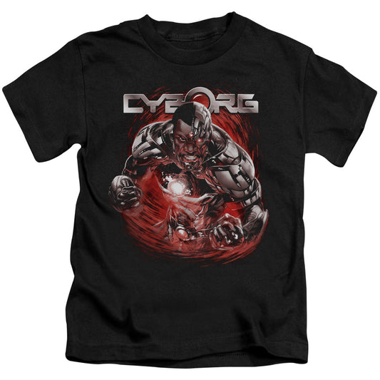 Justice League Engaged Juvenile Kids Youth T Shirt Black Officially Licensed