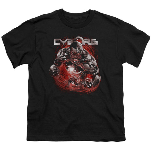 Justice League Engaged Kids Youth T Shirt Black Officially Licensed