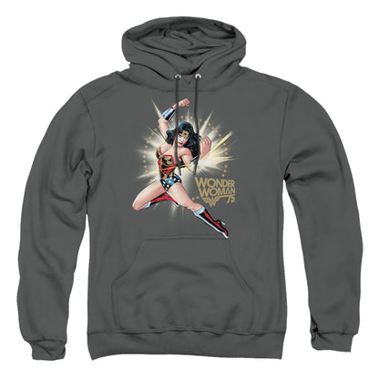 Wonder Woman Ww75 The Bracelets Of Submission Mens Hoodie Charcoal Officially Licensed