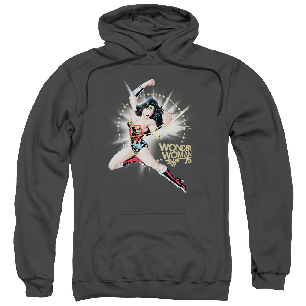 Wonder Woman Ww75 The Bracelets Of Submission Mens Hoodie Charcoal Officially Licensed