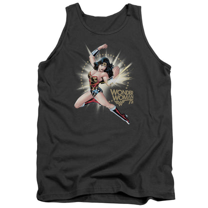 Wonder Woman Ww75 The Bracelets Of Submission Mens Tank Top Shirt Charcoal Officially Licensed