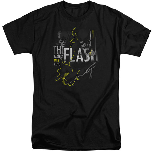 Dc Flash Bold Flash Mens Tall T Shirt Black Officially Licensed