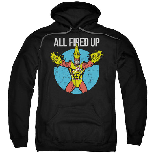 Justice League Firestorms Party Mens Hoodie Black Officially Licensed