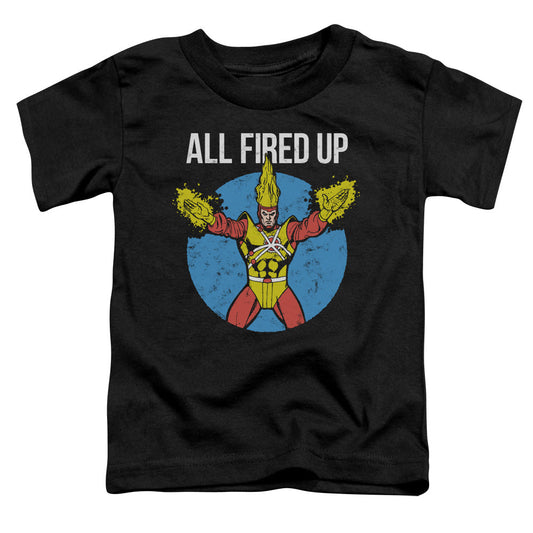 Justice League Firestorms Party Toddler Kids Youth T Shirt Black Officially Licensed