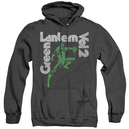 Green Lantern Green Lantern Vol 2 Mens Heather Hoodie Black Officially Licensed