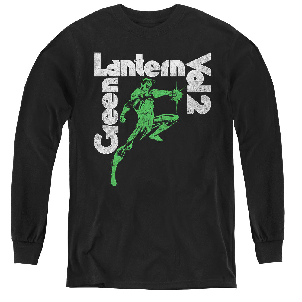 Green Lantern Green Lantern Vol 2 Long Sleeve Kids Youth T Shirt Black Officially Licensed