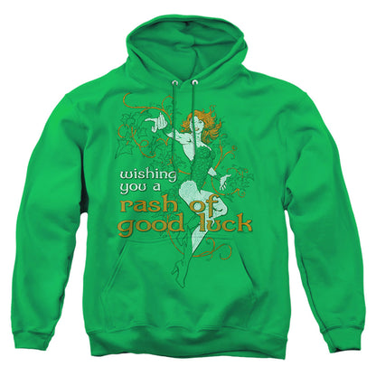 Justice League Of America Rash Of Good Luck Mens Hoodie Kelly Green Officially Licensed