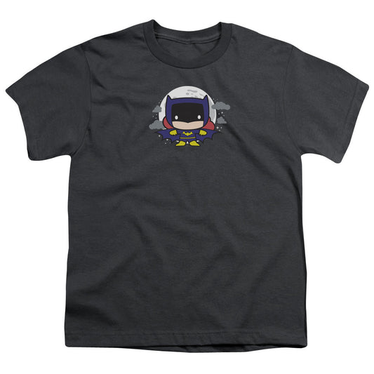 Justice League Batgirl Chibi Kids Youth T Shirt Charcoal Officially Licensed