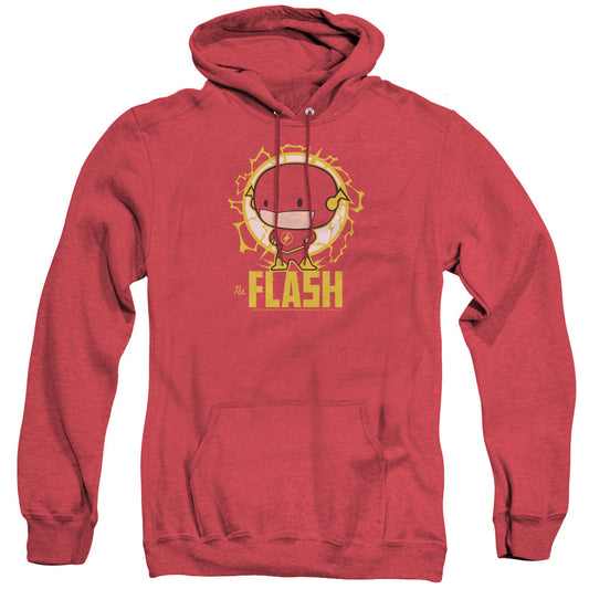 Dc Flash Flash Chibi Mens Heather Hoodie Red Officially Licensed
