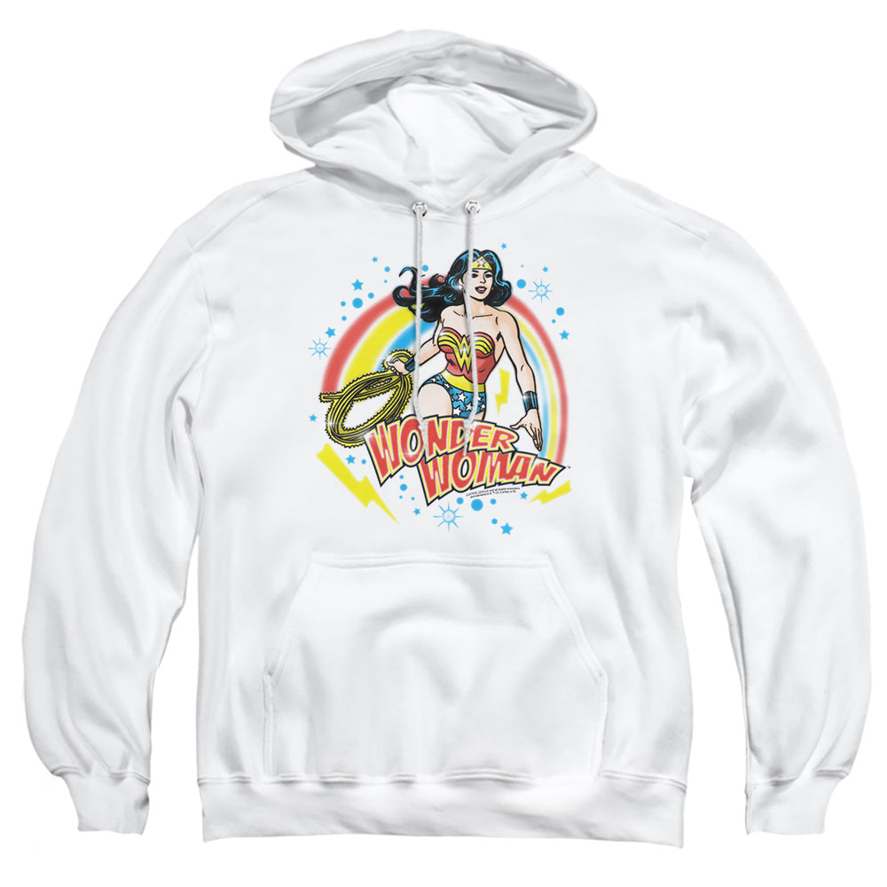 Wonder Woman Wonder Airbrush Mens Hoodie White Officially Licensed