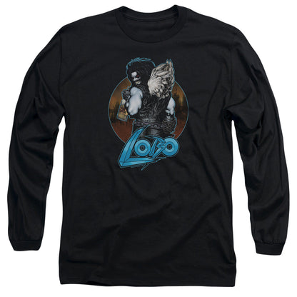 Jla Gut Rot Mens Long Sleeve Shirt Black Officially Licensed