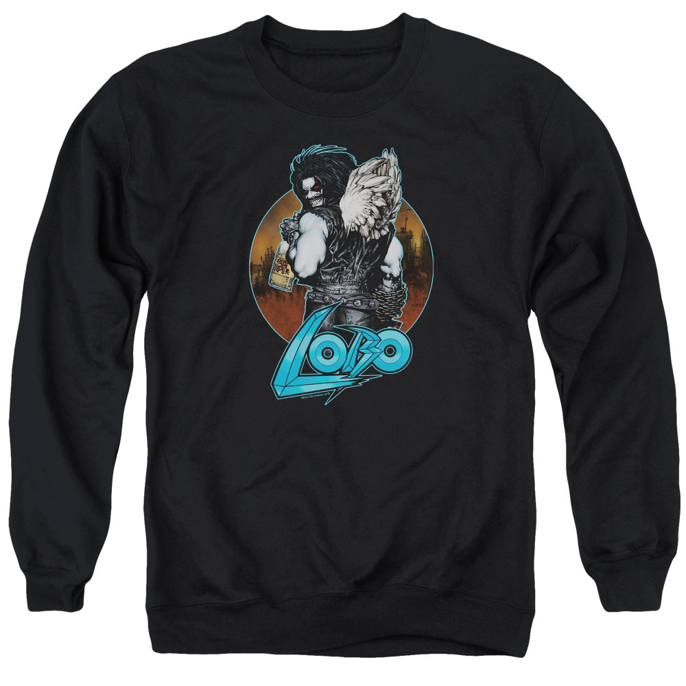 Justice League Of America Gut Rot Mens Crewneck Sweatshirt Black Officially Licensed