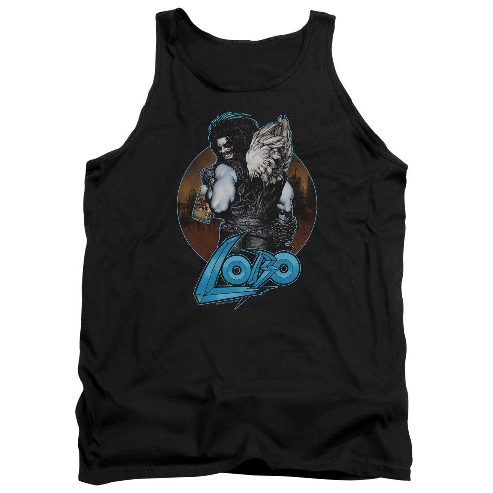 Justice League Assemble Gut Rot Mens Tank Top Shirt Black Officially Licensed