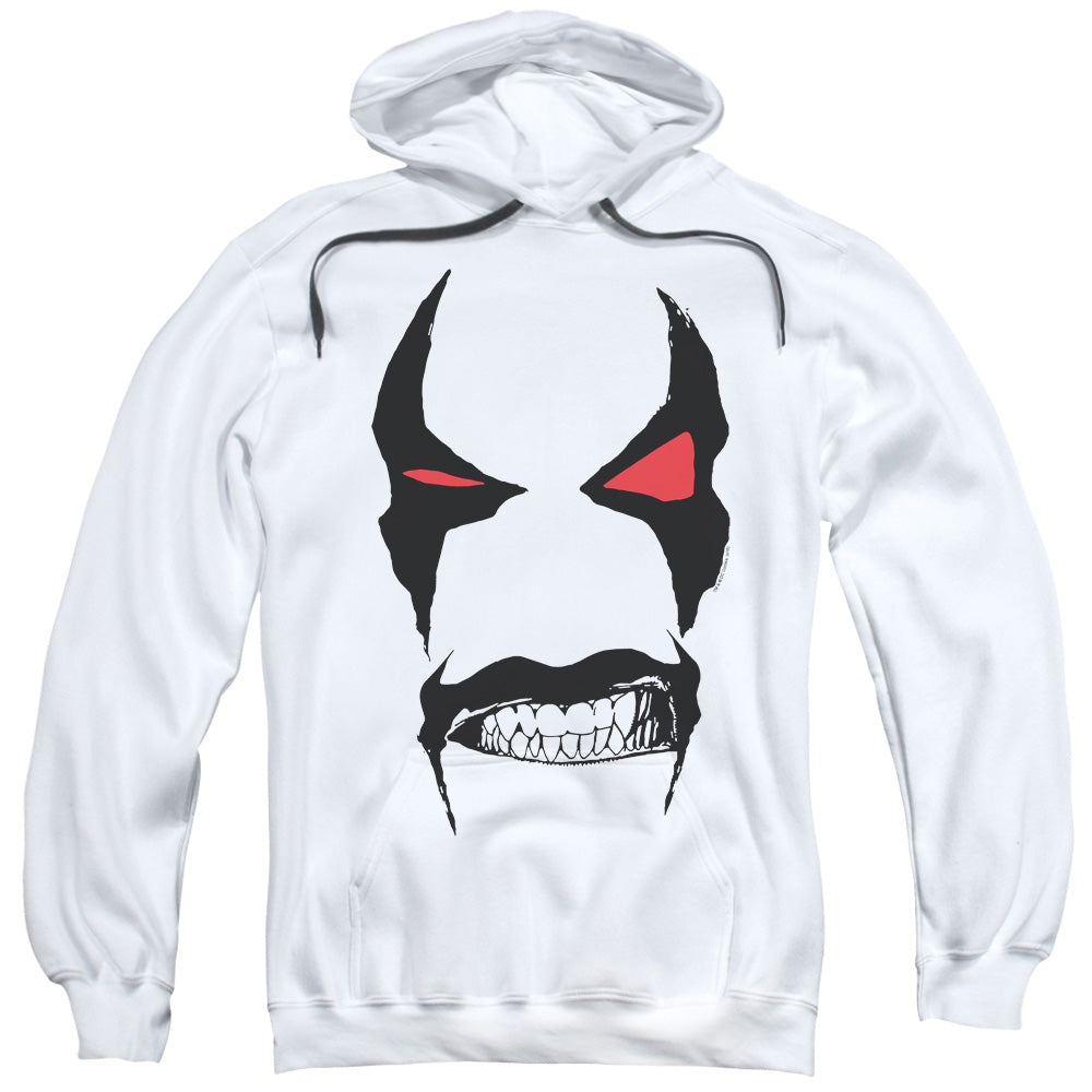 Justice League Lobo Face Mens Hoodie White Officially Licensed