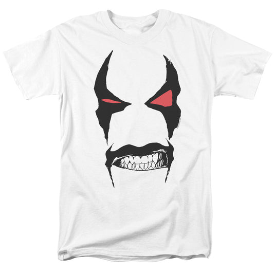 Justice League Of America Lobo Face Mens T Shirt White Officially Licensed