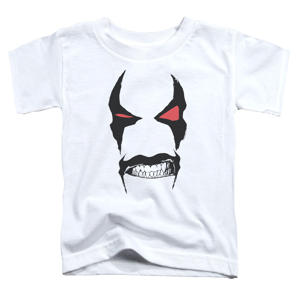 Justice League Lobo Face Toddler Kids Youth T Shirt White Officially Licensed