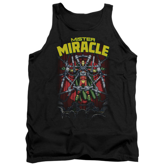 Justice League Mister Miracle Mens Tank Top Shirt Black Officially Licensed
