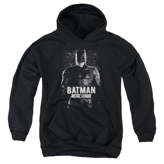 Justice League Movie Batman Kids Youth Hoodie Black Officially Licensed