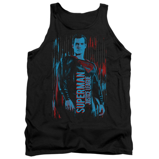 Justice League Movie Superman Mens Tank Top Shirt Black Officially Licensed